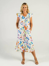 Load image into Gallery viewer, See Saw - Wimbledon Dress - Sea Bouquet Print
