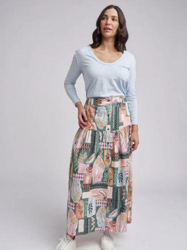 Cloth, Paper, Scissors - Poppy Print Skirt