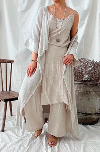 Bohemiana - Nomade Linen Pants - Sand