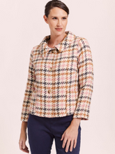Load image into Gallery viewer, See Saw - Brushed Wool Audrey Jacket - Pink/Camel
