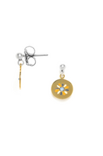 Load image into Gallery viewer, Frank Hervall - JUSTINE round disc dangle post earrings - Justine 12-68152
