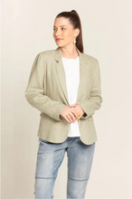 Load image into Gallery viewer, Cloth Paper Scissors - Solid Linen Jacket -Sage
