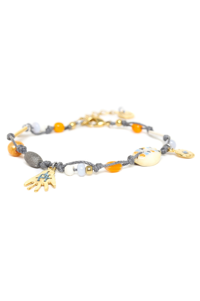 Frank Herval - JUSTINE knotted bead bracelet - Justine 13-72361
