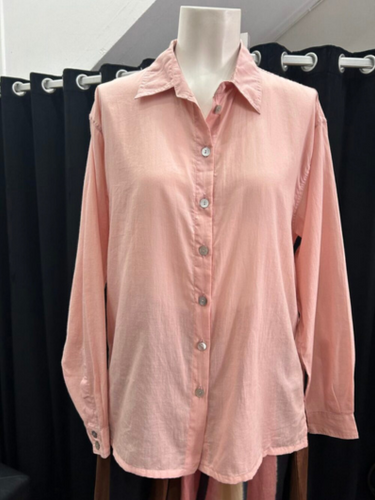 Natasha - Ivy Button Shirt - Dusty Pink