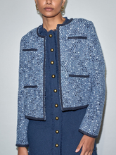 Load image into Gallery viewer, Zoe Kratzmann - Ground Jacket - Navy Boucle
