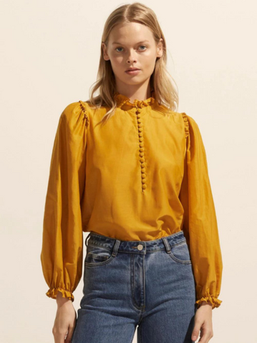 Zoe Kratzmann - Context Top - Ochre