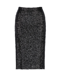 Caravan & Co - Sequin Pencil Skirt - Black