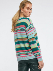 Zaket And Plover - Textured Crew Jumper - Seashore.