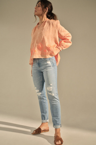 Mos Mosh - Jamana Emb Blouse - Coral Reef