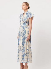 Load image into Gallery viewer, Once Was -  Panama Linen Viscose Maxi - Del Sol Azure
