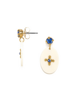 Load image into Gallery viewer, Frank Herval - JOANNE crytallized post earrings - Joanne 12-68172

