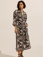 Load image into Gallery viewer, Zoe Kratzman - Frond Wave Pinpoint Dress
