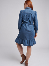 Load image into Gallery viewer, Cloth, Paper, Scissors - Denim Dress
