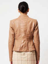 Load image into Gallery viewer, Once Was - Nova Leather Jacket - Husk
