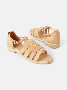 Walnut Melbourne - Essie Leather Sandal - Tan