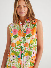 Load image into Gallery viewer, Brave &amp; True - Poppy Sleeveless Shirt - Blossom

