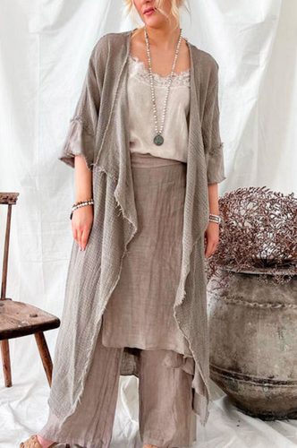 Bohemiana - White Nights Jacket - Taupe