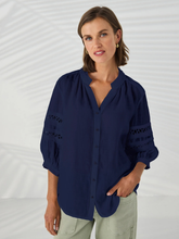 Load image into Gallery viewer, Lania The Label - Spiral Shirt - Sapphire
