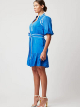 Load image into Gallery viewer, Once Was - Lucia Embroidered Babydoll Dress - Azure

