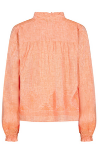 Mos Mosh - Jamana Emb Blouse - Coral Reef