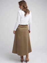 Load image into Gallery viewer, Goondiwindi - Button Through Skirt - Brown
