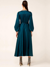 Load image into Gallery viewer, Sacha Drake - Dimmi Wrap Dress in - Peacock
