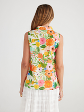 Load image into Gallery viewer, Brave &amp; True - Poppy Sleeveless Shirt - Blossom
