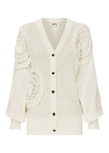 MOS - Martina Knit Cardigan - Chalk