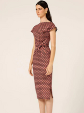 Load image into Gallery viewer, Sacha Drake - Diamond Reversible Tie Midi - Coral
