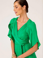 Load image into Gallery viewer, Sacha Drake - Hanworth House Wrap Dress - Apple Green
