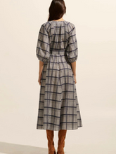 Load image into Gallery viewer, Zoe Kratzmann - Regard Dress - Ink/porcelain check
