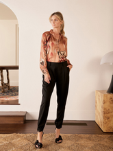 Load image into Gallery viewer, The Dreamer Label - Dara Ikat Blouse - Toffee
