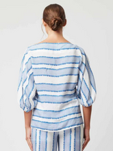 Load image into Gallery viewer, Once Was - Positano Viscose Top - Sorrento Stripe
