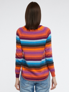 Zaket And Plover - Splice Colour Jumper - Plum