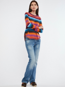 Zaket And Plover - Splice Colour Jumper - Plum