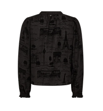 Load image into Gallery viewer, Mos Mosh - Tazzin Tale Light Blouse - Black
