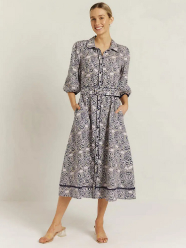 Alessandra - Genevieve Dress Raya - Navy