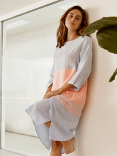 Load image into Gallery viewer, Alessandra - Rum and Raisin Dress - Light Blue
