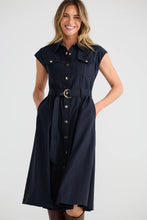Load image into Gallery viewer, Brave &amp; True -  Mayfair Dress - Navy
