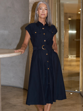 Load image into Gallery viewer, Brave &amp; True -  Mayfair Dress - Navy
