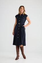 Load image into Gallery viewer, Brave &amp; True -  Mayfair Dress - Navy
