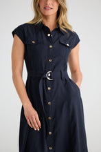 Load image into Gallery viewer, Brave &amp; True -  Mayfair Dress - Navy
