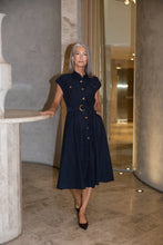 Load image into Gallery viewer, Brave &amp; True -  Mayfair Dress - Navy
