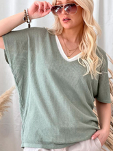 Load image into Gallery viewer, Bohemiana - Bea Mesh Top - Sage
