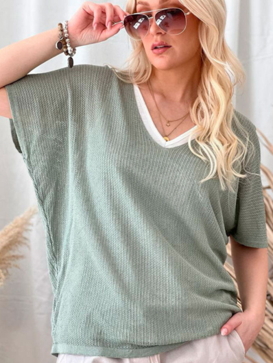 Bohemiana - Bea Mesh Top - Sage