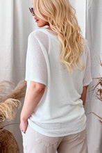 Load image into Gallery viewer, Bohemiana - Bea Mesh Top  - White
