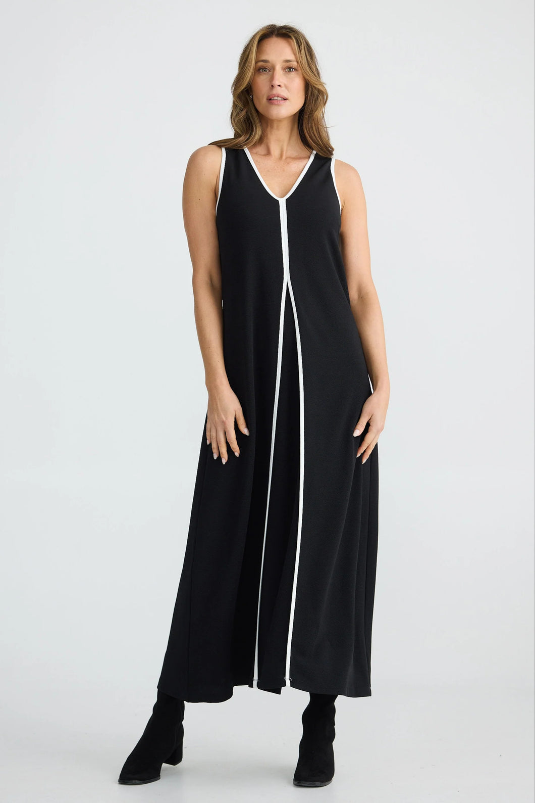 Brave & True - Marnie Maxi Dress - Black/White