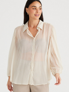 Brave & True - Eden Shirt - Ecru