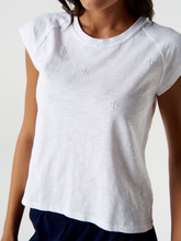 Load image into Gallery viewer, Cloth, Paper, Scissors - Cross Cap Tee - White
