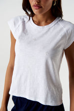 Load image into Gallery viewer, Cloth, Paper, Scissors - Cross Cap Tee - White
